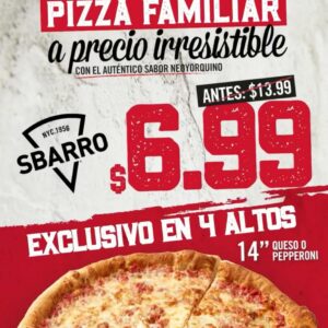 Pizza Familiar Promo