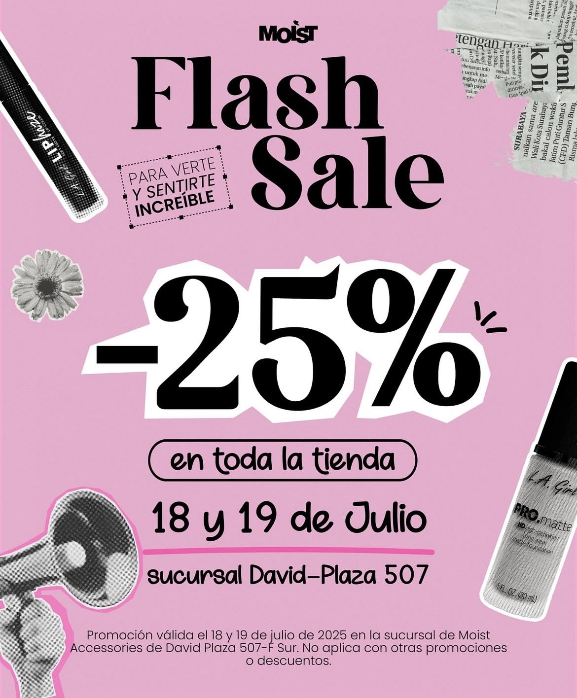 FLASH SALE MOIST ACCESORIES