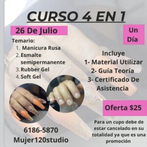CURSO 4EN1 SALON DE BELLEZA