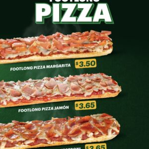 Footlong Pizza promo