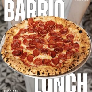 Promo Lunch en Barrio Pizza