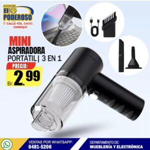 Mini aspiradora 3en1