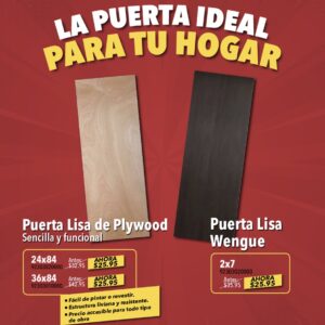 Puertas en promoción