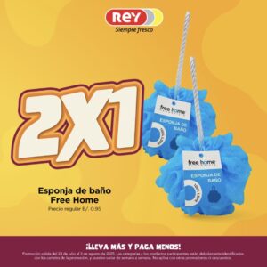 2x1 en Supermercados Rey