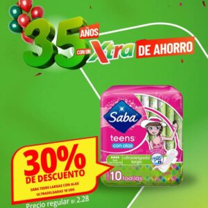 Toallas Sanitarias Teen