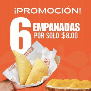 6 empanadas por el mejor precio