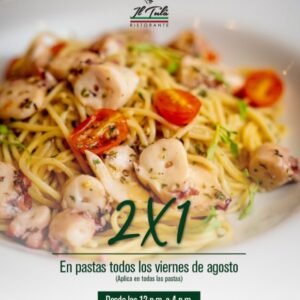 Viernes de 2x1 en Il Tula