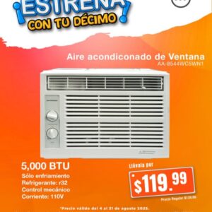 Estrena tu decimo con un aire acondicionado