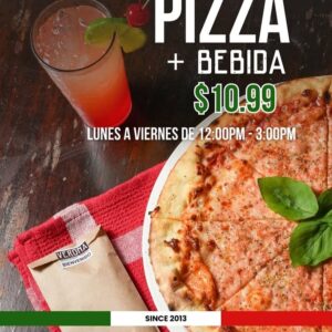 Pizza + Bebida a un precio increible