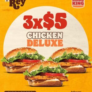 3 Chicken Deluxe por 5$