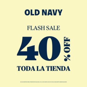 Flash Sale en Old Navy