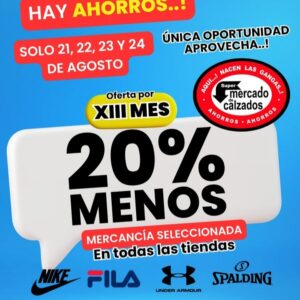 Descuentos en Mercado del Calzado