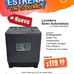 imagen del producto Promo Lavadora Semi-Automatica