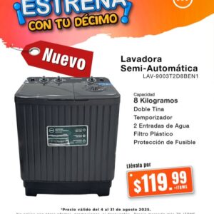 Promo Lavadora Semi-Automatica