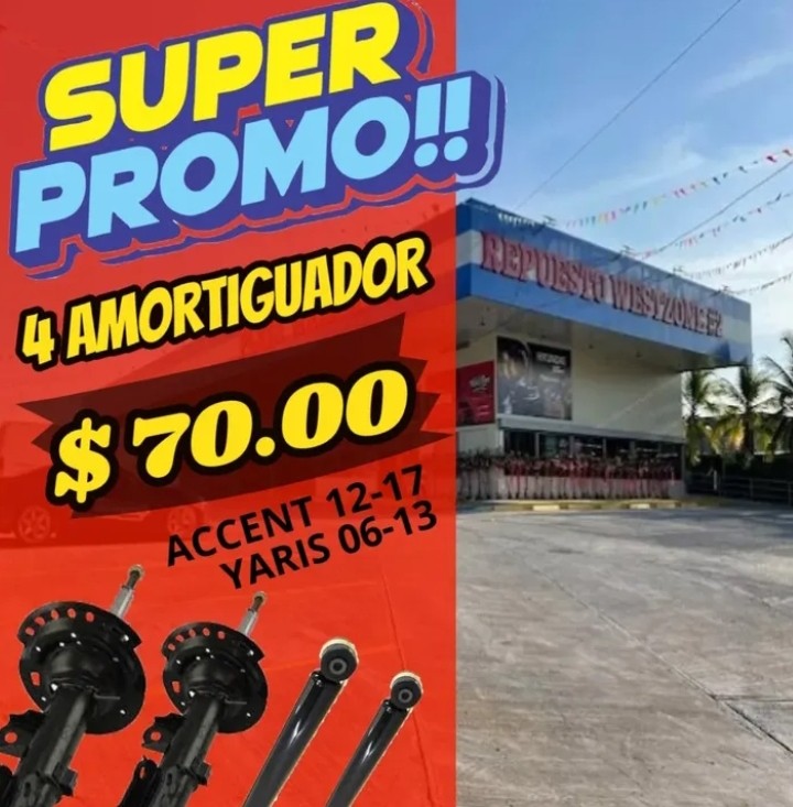 Super promo en Amortiguadores
