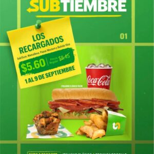 Promo de septiembre en Subway